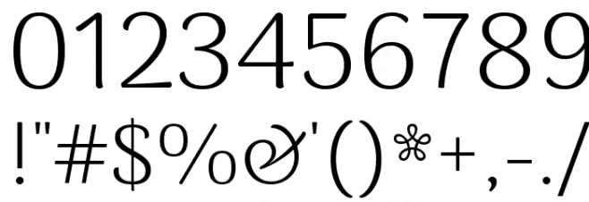 ArimaMadurai-Light Font OTHER CHARS