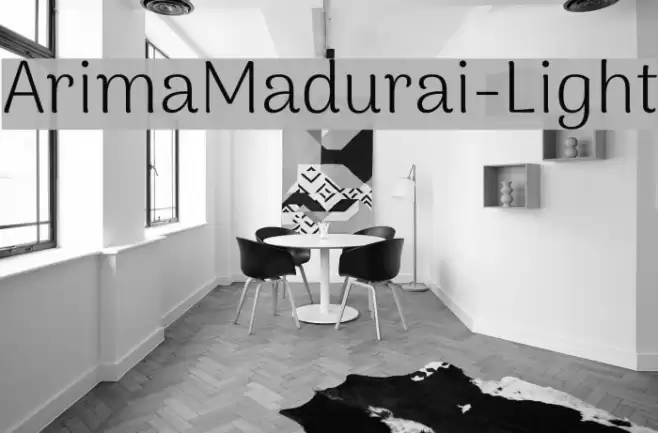ArimaMadurai-Light Font examples