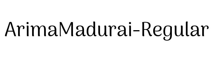 ArimaMadurai-Regular  नि: शुल्क फ़ॉन्ट्स डाउनलोड