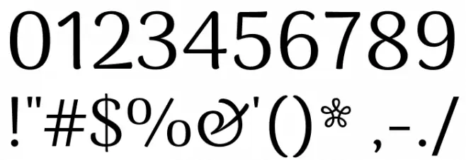 ArimaMadurai-Regular Font OTHER CHARS
