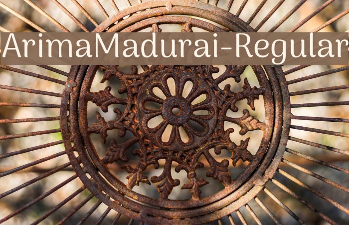 ArimaMadurai-Regular Font examples