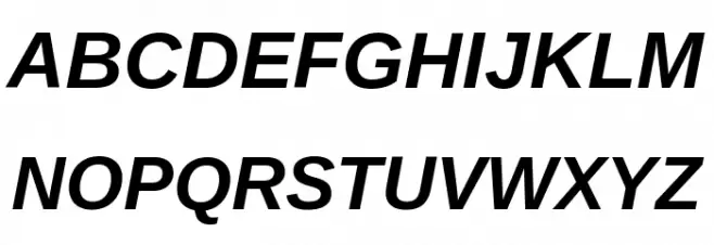 Arimo Bold Italic  