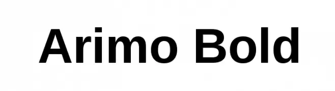 Arimo Bold 