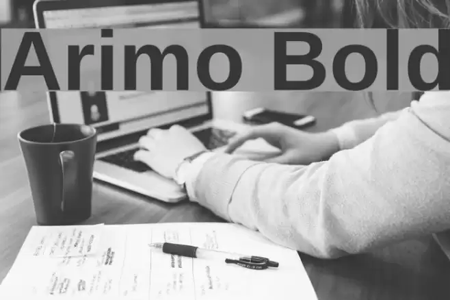 Arimo Bold Font examples