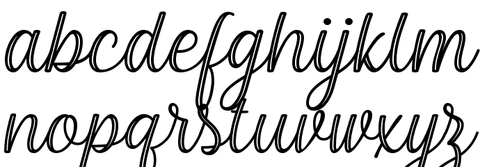 Arinda Font LOWERCASE