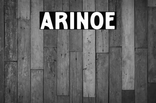 Arinoe Font examples