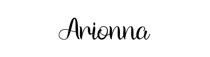 Arionna  Free Fonts Download