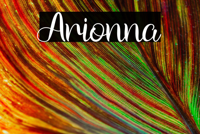 Arionna Example 3
