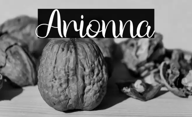 Arionna Font examples