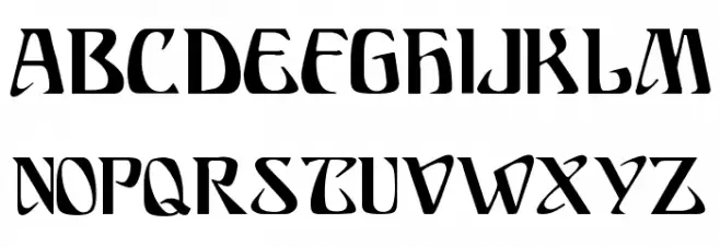Ariosto Regular 字体 大写