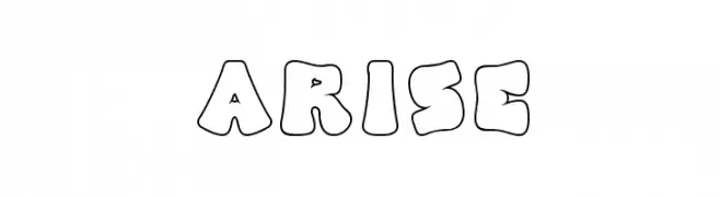 Arise  font caratteri gratis