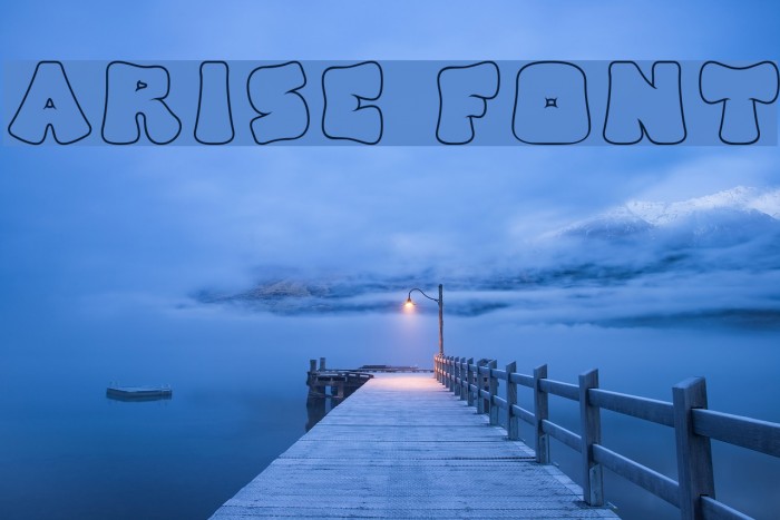Arise Font examples