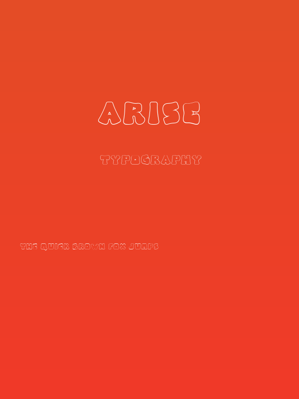 Arise Poster