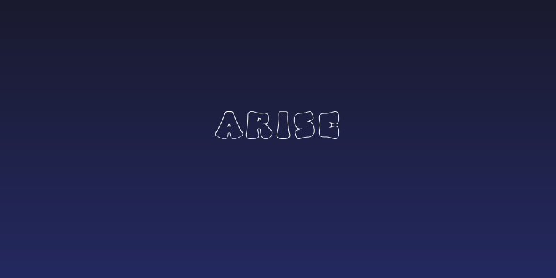 Arise Social Header