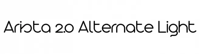 Arista 2.0 Alternate Light  Fuentes Gratis Descargar