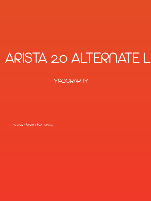 Arista 2.0 Alternate Light Poster