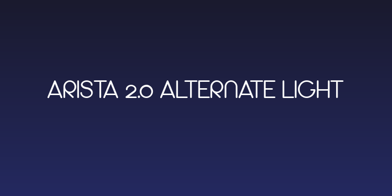 Arista 2.0 Alternate Light Social Header