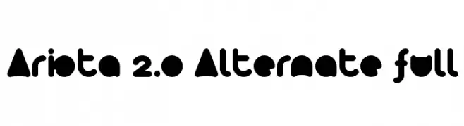 Arista 2.0 Alternate full  Fuentes Gratis Descargar