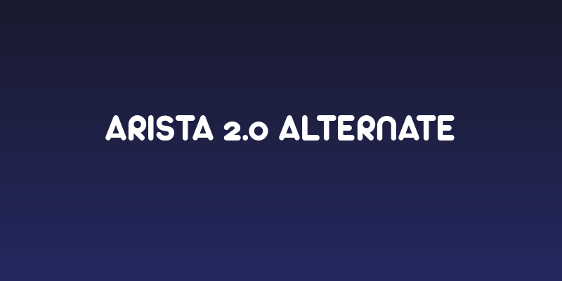 Arista 2.0 Alternate Social Header