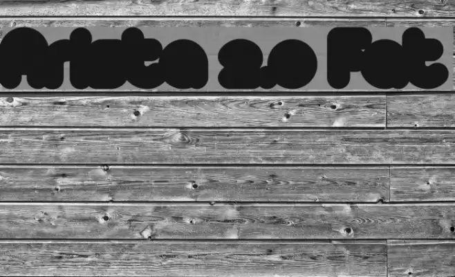 Arista 2.0 Fat Шрифта examples