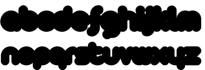 Arista 2.0 Fat Font LOWERCASE