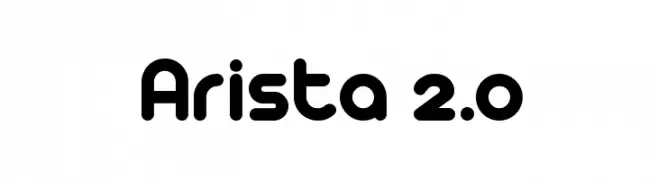 Arista 2.0  フリーフォントのダウンロード