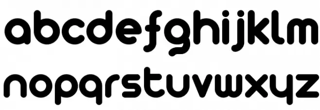 Arista 2.0 Schriftart Kleinbuchstaben