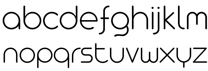 Arista Pro Alternate ExtraLight Font LOWERCASE