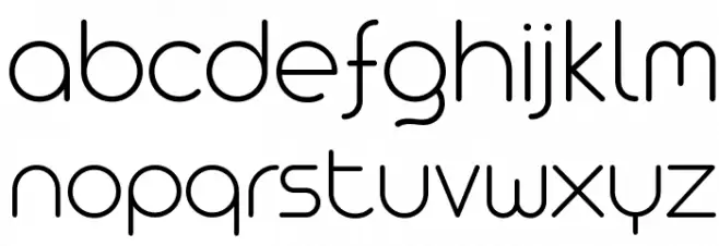 Arista Pro Alternate ExtraLight Шрифта строчной