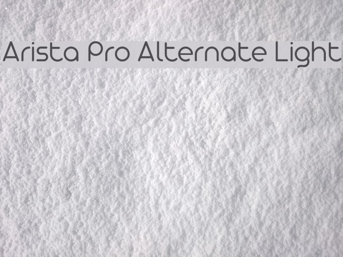 Arista Pro Alternate Light Example 3