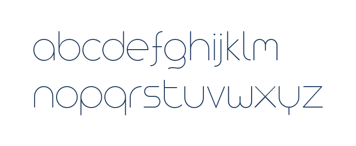 Arista Pro Alternate Thin Lowercase