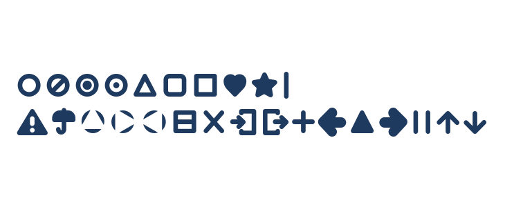 Arista Pro Icons Bold Other Characters