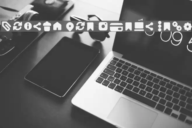 Arista Pro Icons Bold Font examples