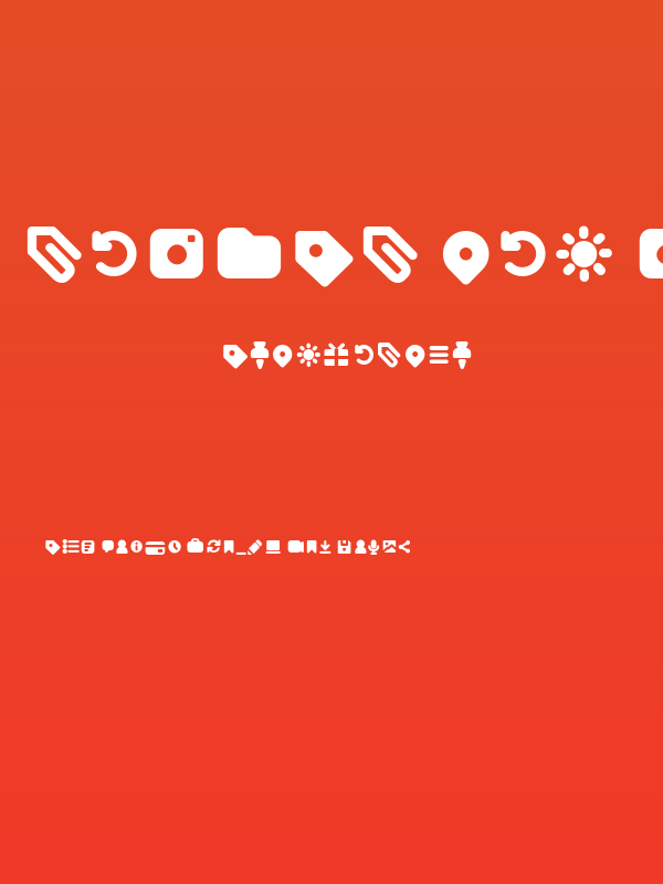 Arista Pro Icons Bold Poster