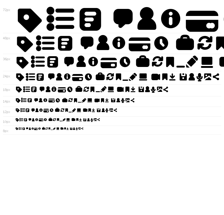 Arista Pro Icons Bold Waterfall