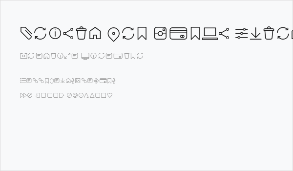 Arista Pro Icons ExtraLight Business Card