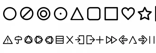 Arista Pro Icons Light Font OTHER CHARS