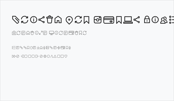 Arista Pro Icons Light Business Card