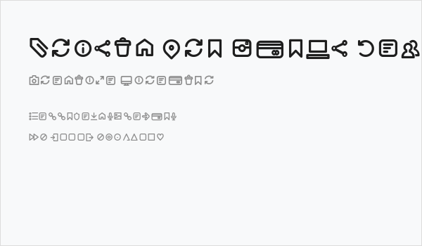 Arista Pro Icons Regular Business Card