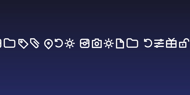 Arista Pro Icons Regular Social Header