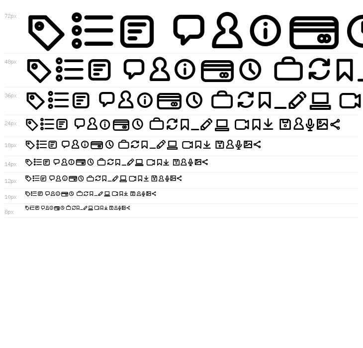 Arista Pro Icons Regular Waterfall