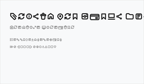 Arista Pro Icons SemiBold Business Card