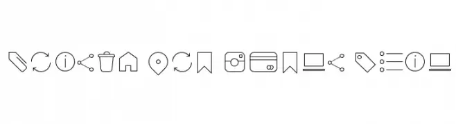 Arista Pro Icons Thin  Fuentes Gratis Descargar