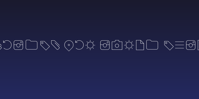 Arista Pro Icons Thin Social Header