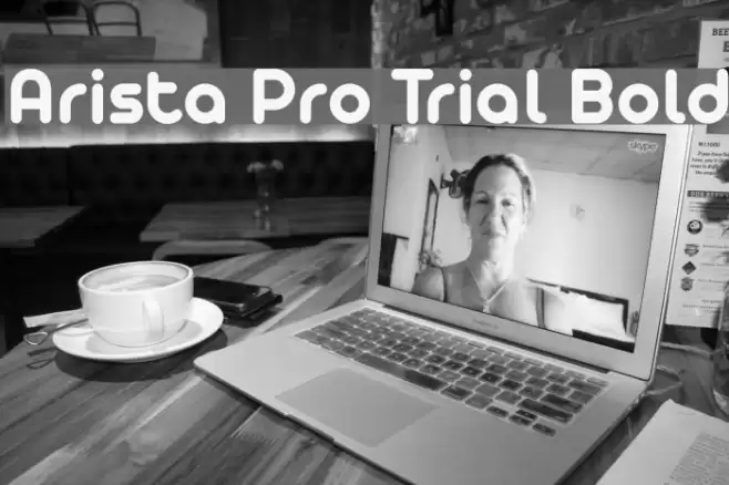 Arista Pro Trial Bold Font examples