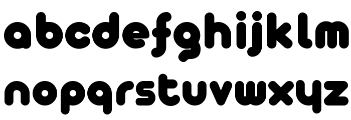 Arista Pro Trial Fat Font LOWERCASE