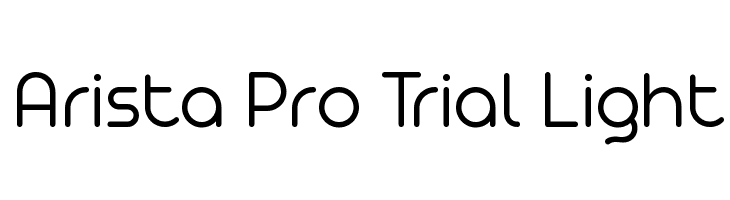 Arista Pro Trial Light Font