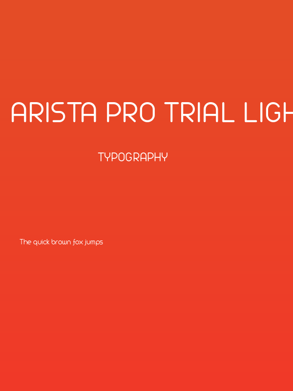 Arista Pro Trial Light Poster