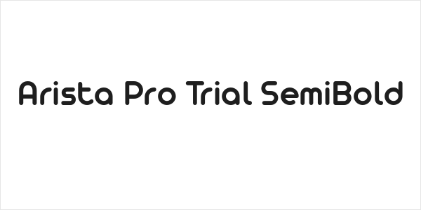 Arista Pro Trial SemiBold Logo
