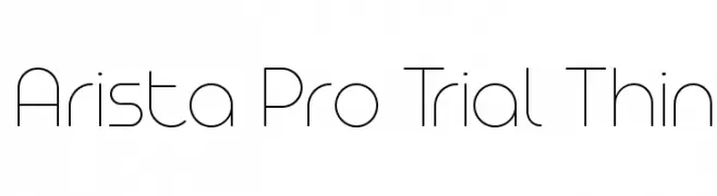 Arista Pro Trial Thin  لخطوط تنزيل